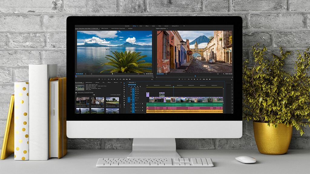 Premiere Pro vs Final Cut Pro  Premiere Pro on iMac